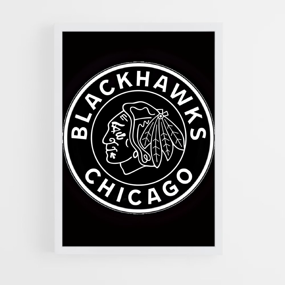 Poster Esprit des Blackhawks – affiche Hockey sur glace (vue 3)